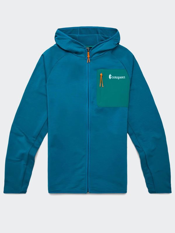 Buy Product : Cotopaxi Men's Otero Fleece Full Zip Hooded Jacket in Gulf