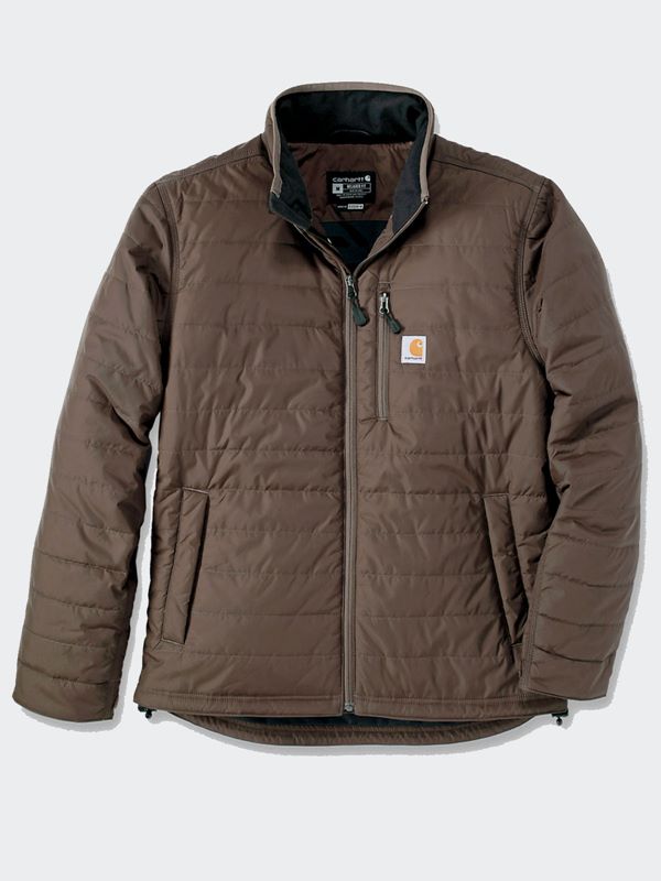Carhartt Workwear Men's Gilliam Rain Defender Relaxed Fit Lightweight  Insulated Jacket in Chestnut