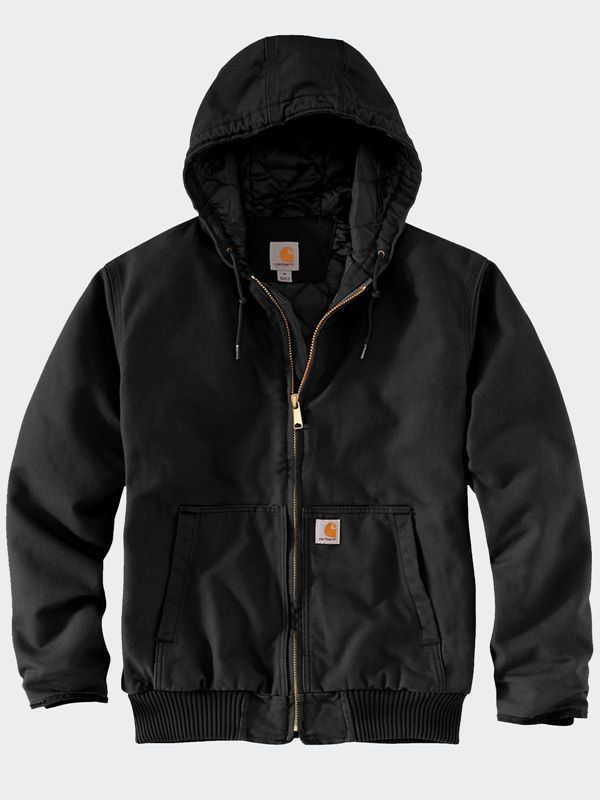Buy Product : Carhartt Workwear Men's Loose Fit Washed Duck Insulated  Active Jacket in Black