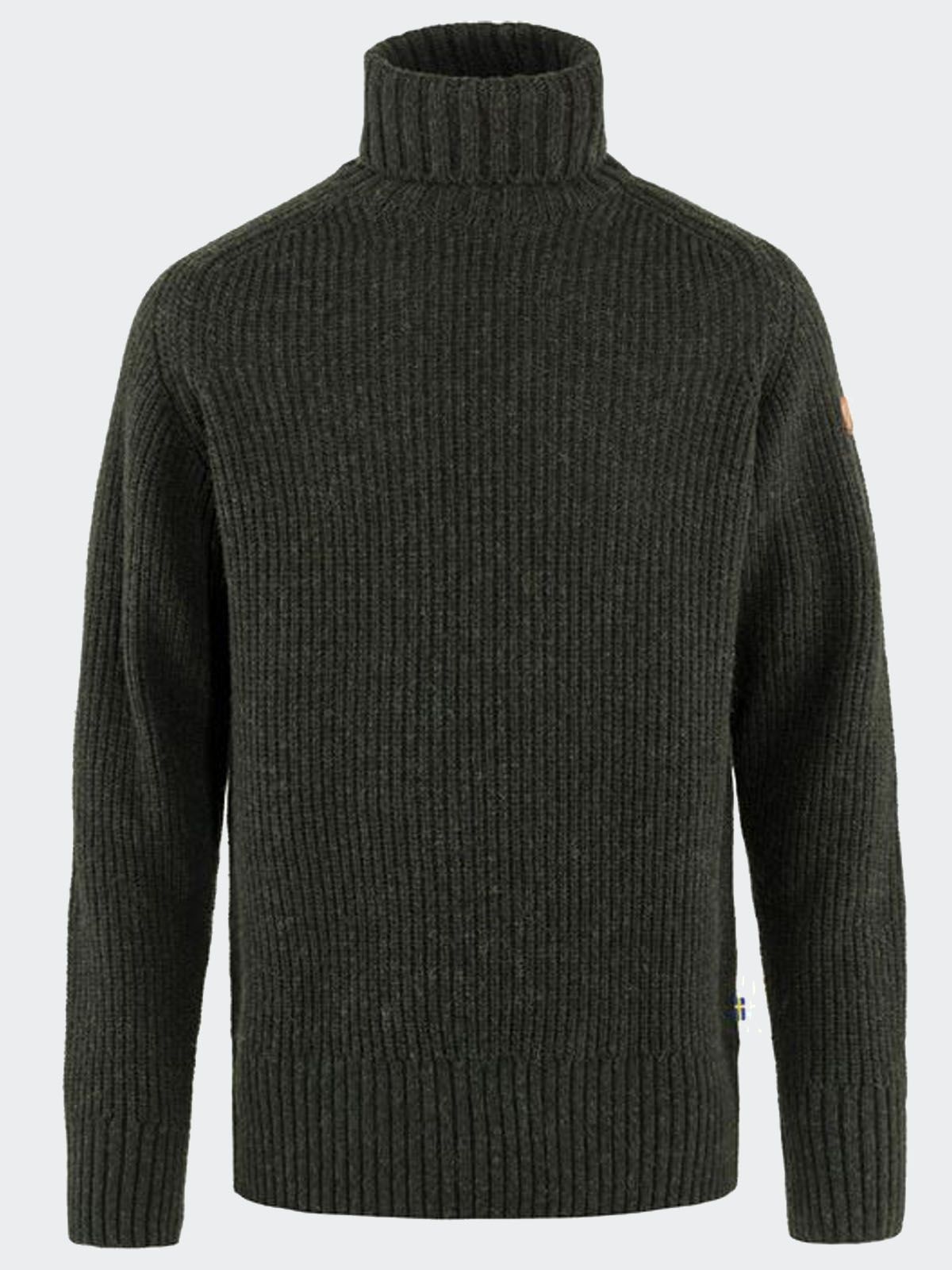 Buy Product : Fjallraven Men's Ovik Roller Neck Sweater in Dark Olive